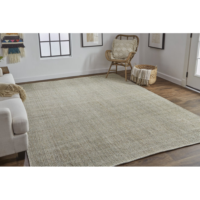 Ebern Designs Siona Handwoven Olive Green Area Rug & Reviews Wayfair